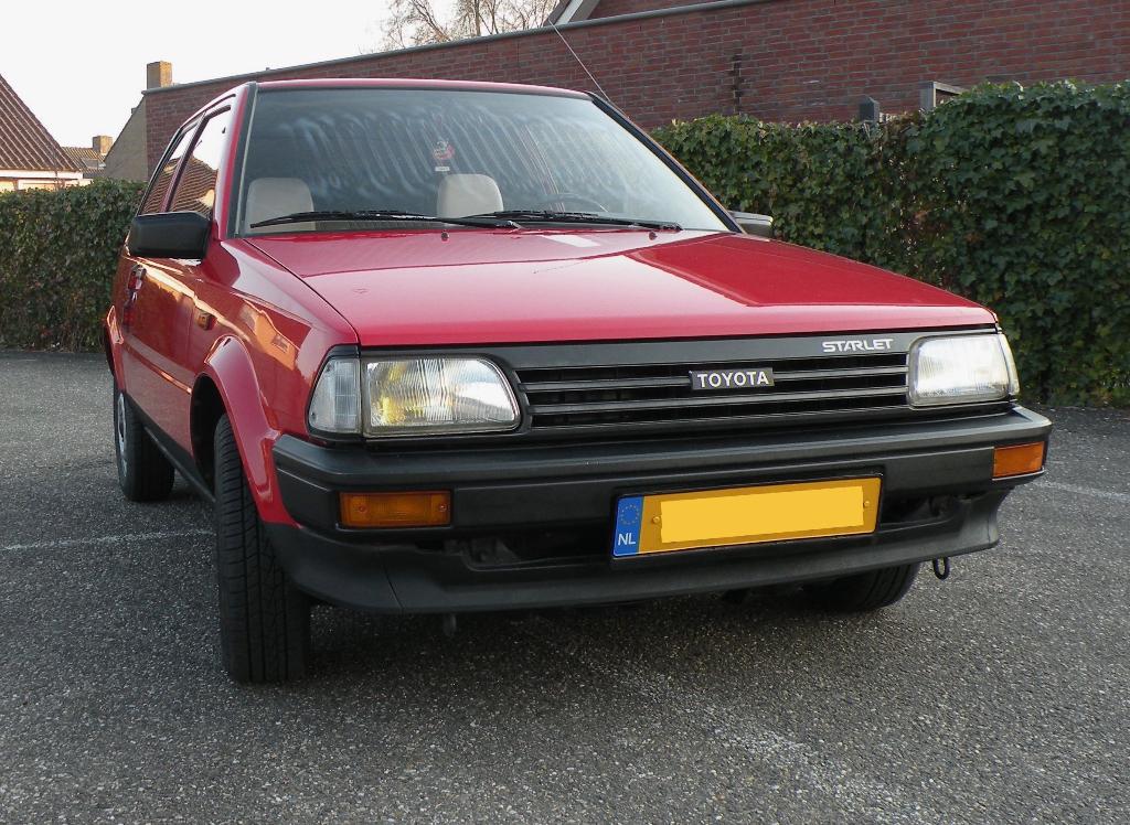 Toyota Starlet 1.0 S6 1987, Voorwielaandrijving, 4 cilinders, Starlet, 368 kg