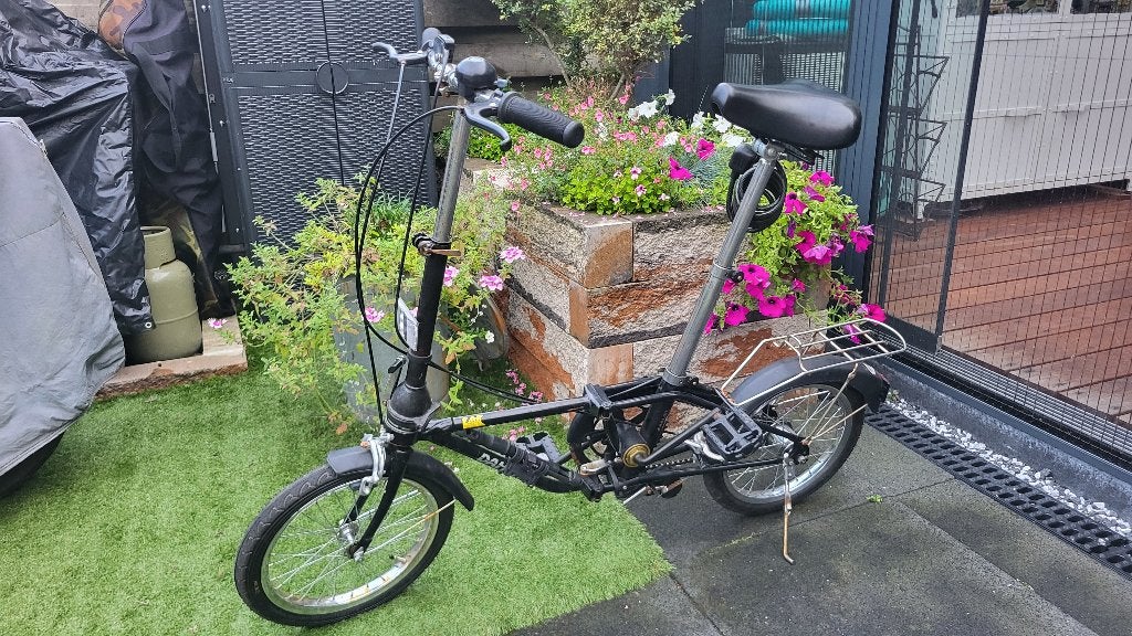 16" Dahon Vouwfiets, Fietsen en Brommers, Ophalen, Gebruikt, Velgrem, 16 tot 18 inch