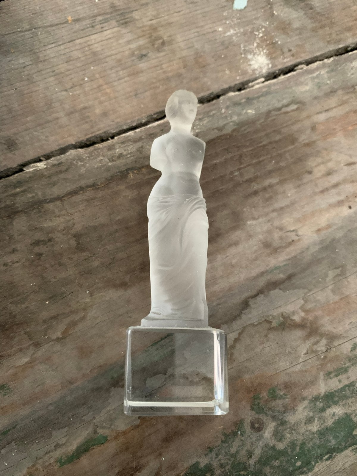 Art Deco Curt Schlevogt Ingrid Venus Glas Sculptuur, Ophalen of Verzenden