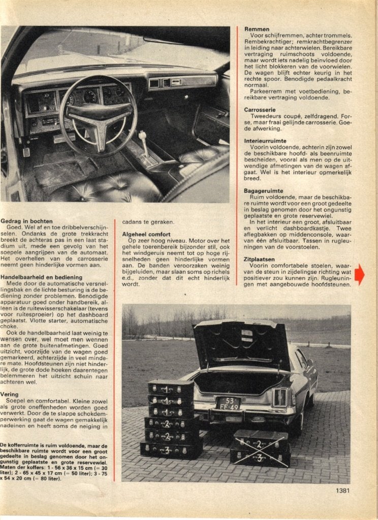 Autokampioen test Chrysler Cordoba 1975, Ophalen of Verzenden, Gelezen, Overige merken