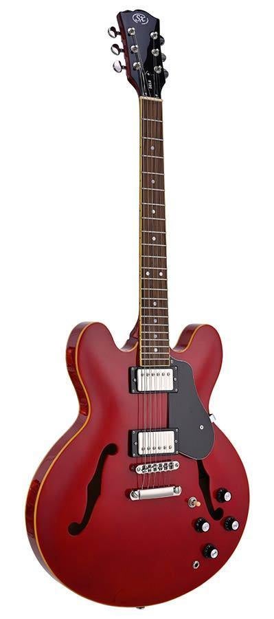 SEL6TRD SX archtop maple and dot inlay transparent red, ., Nieuw, Ophalen of Verzenden, .