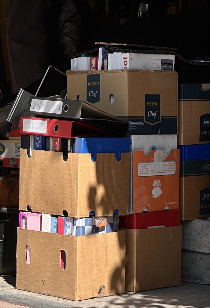 Mappen gratis af te halen, Ophalen, Gebruikt