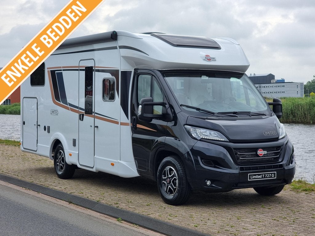 Bürstner Limited T 727 G, Caravans en Kamperen, Automaat, Ringverwarming, Fiat, 7 tot 8 meter