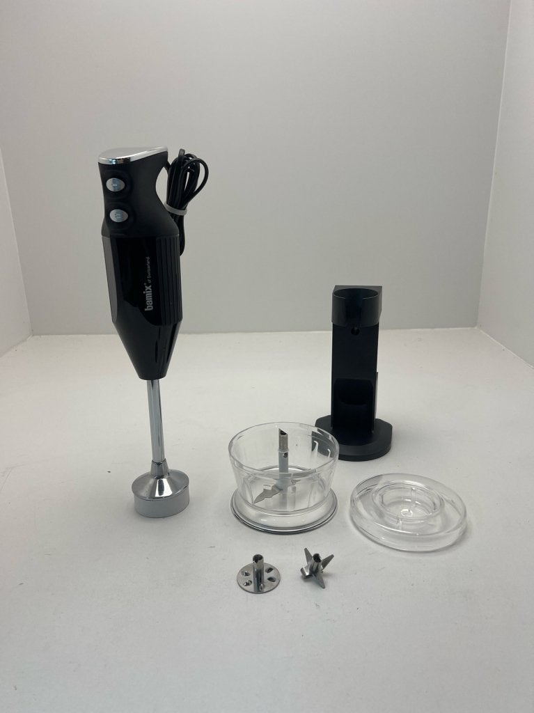 Bamix DeLuxe M200 staafmixer met hakmolen - Retourdeal, Info@mystore.nl, 3 snelheden of meer, Bruggestraat 18, Zo goed als nieuw