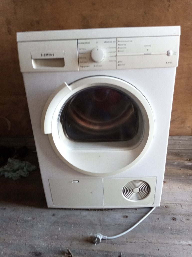 siemens wasdroger, Ophalen, Gebruikt, 4 tot 6 kg, Voorlader