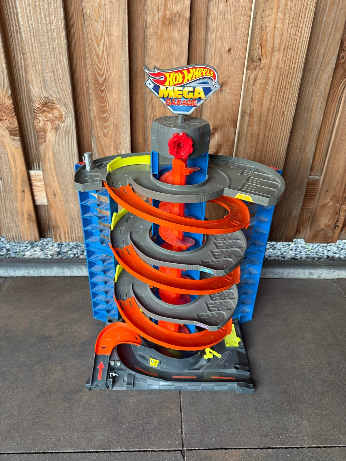 Hot Wheels Mega Garage, Ophalen, Racebaan, Zelf te bouwen, Zo goed als nieuw