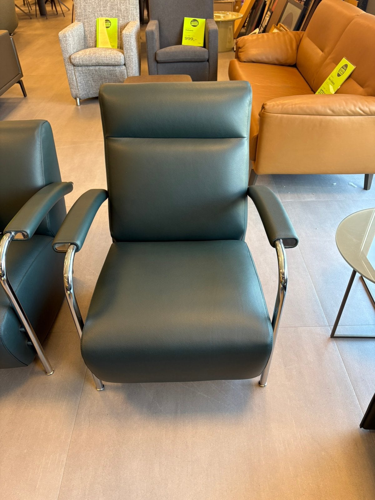 Leolux fauteuil Scylla, Huis en Inrichting, Fauteuils, Ophalen, Zo goed als nieuw, 50 tot 75 cm, Leer