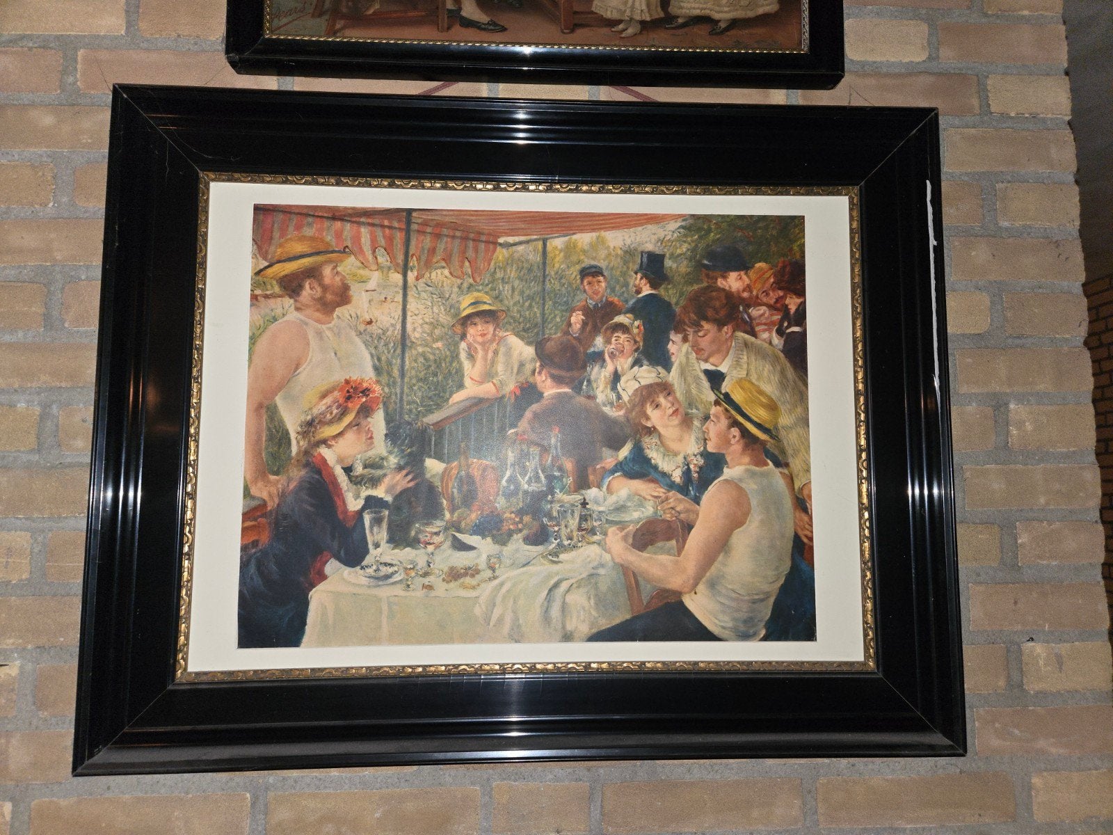 Renoir print in antieke lijst, Ophalen