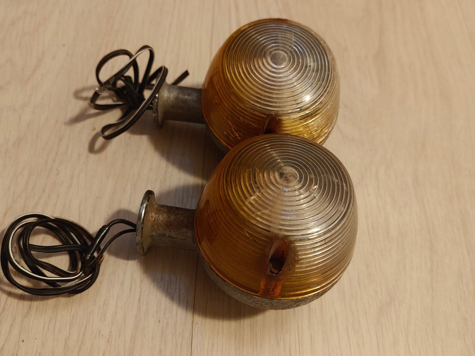 Vintage Knipperlichten Set - brommerOnderdelen, Ophalen of Verzenden, Gebruikt