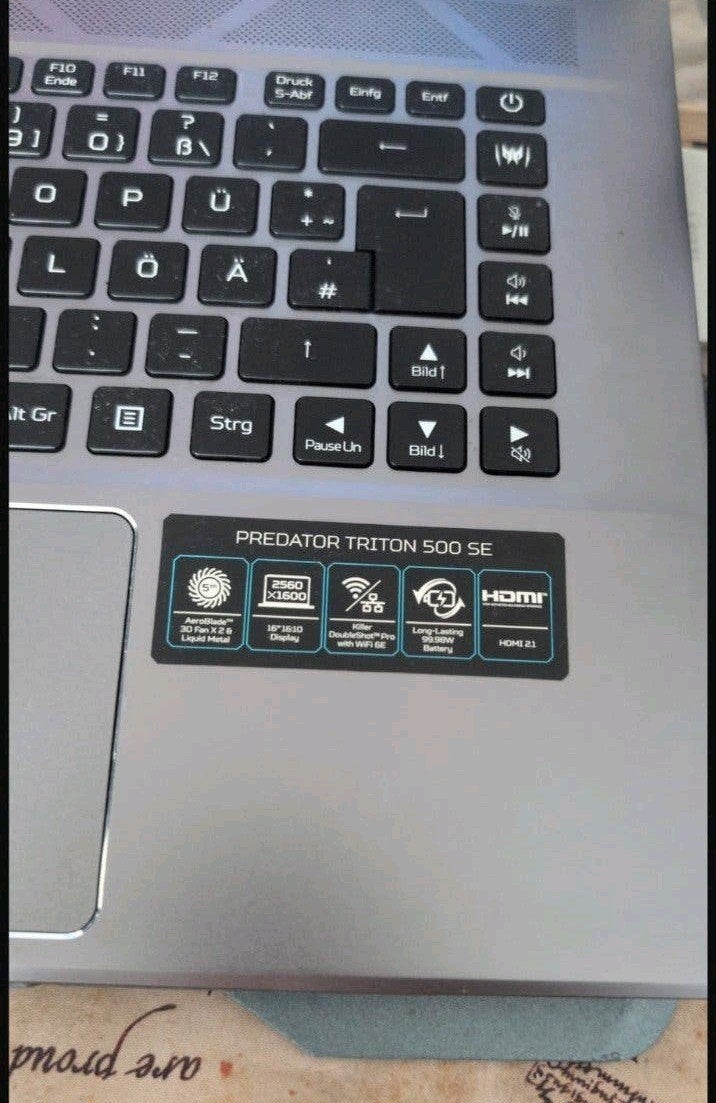 Foto 4 van Acer Predator Triton 500 SE - i7, RTX 3070 Ti, 16GB RAM