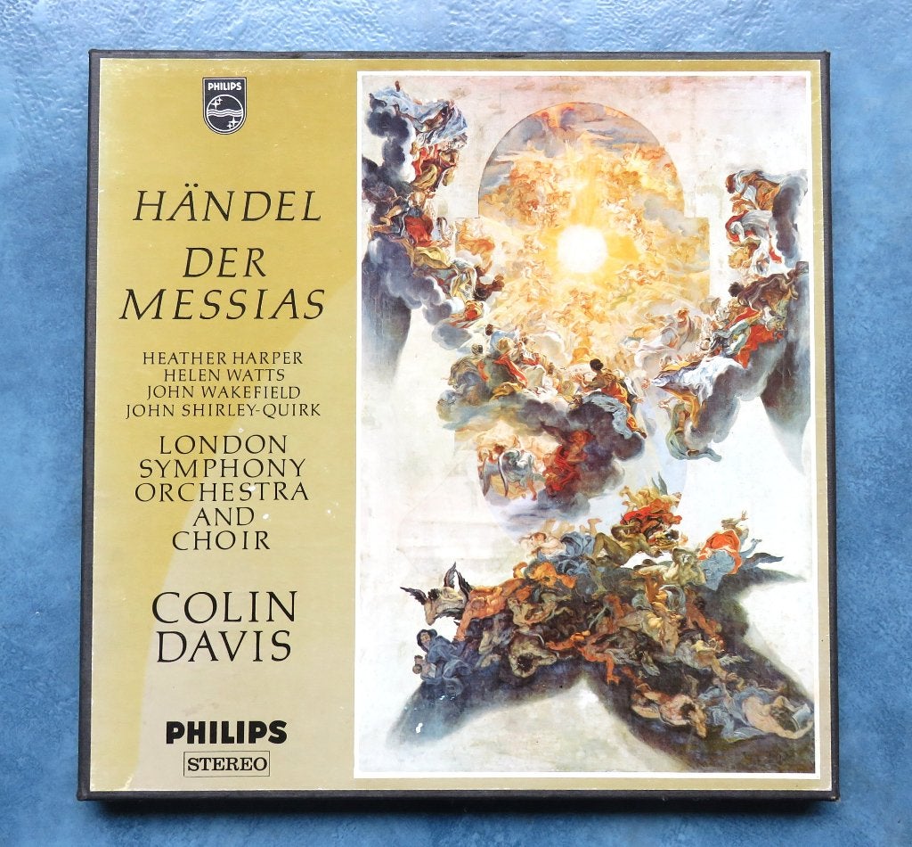Händel der Messias, Philips label 3 lp's, Boxset, Ophalen of Verzenden, Zo goed als nieuw, 12 inch