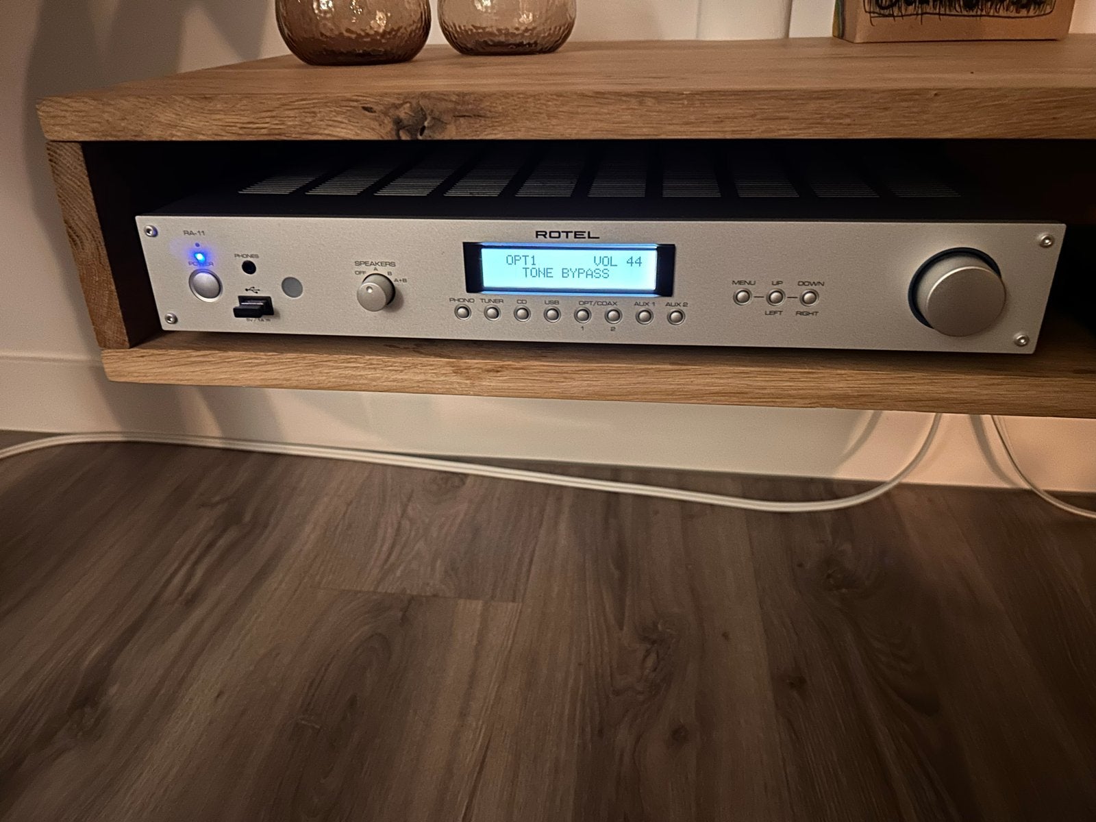 Rotel RA-11 Stereo Versterker met Afstandsbediening, Overige merken, Ophalen of Verzenden, Zo goed als nieuw, Minder dan 60 watt
