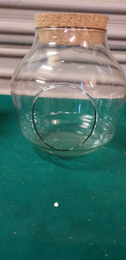 bloempot glas met kurkdop, Ophalen of Verzenden, 'T Olde Gre-j, Info@toldegrej.nl, Endepoelstraat 20f Didam
