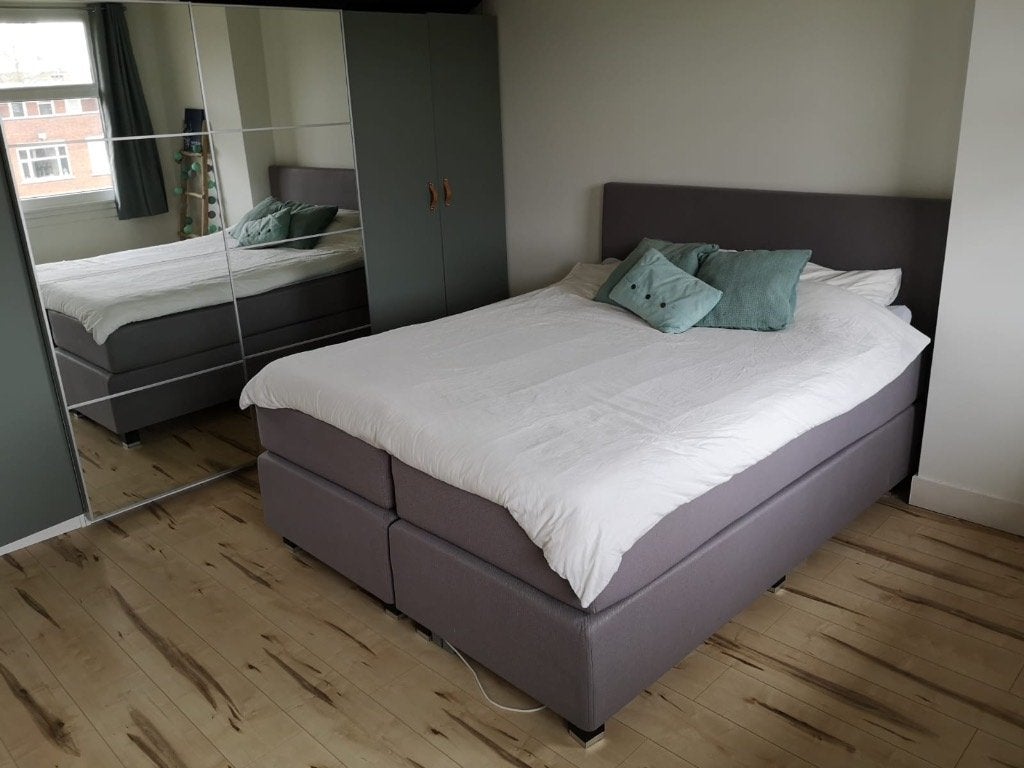Swiss sense boxspring met topmatras 140x200, Ophalen, Gebruikt, Tweepersoons, 140 cm