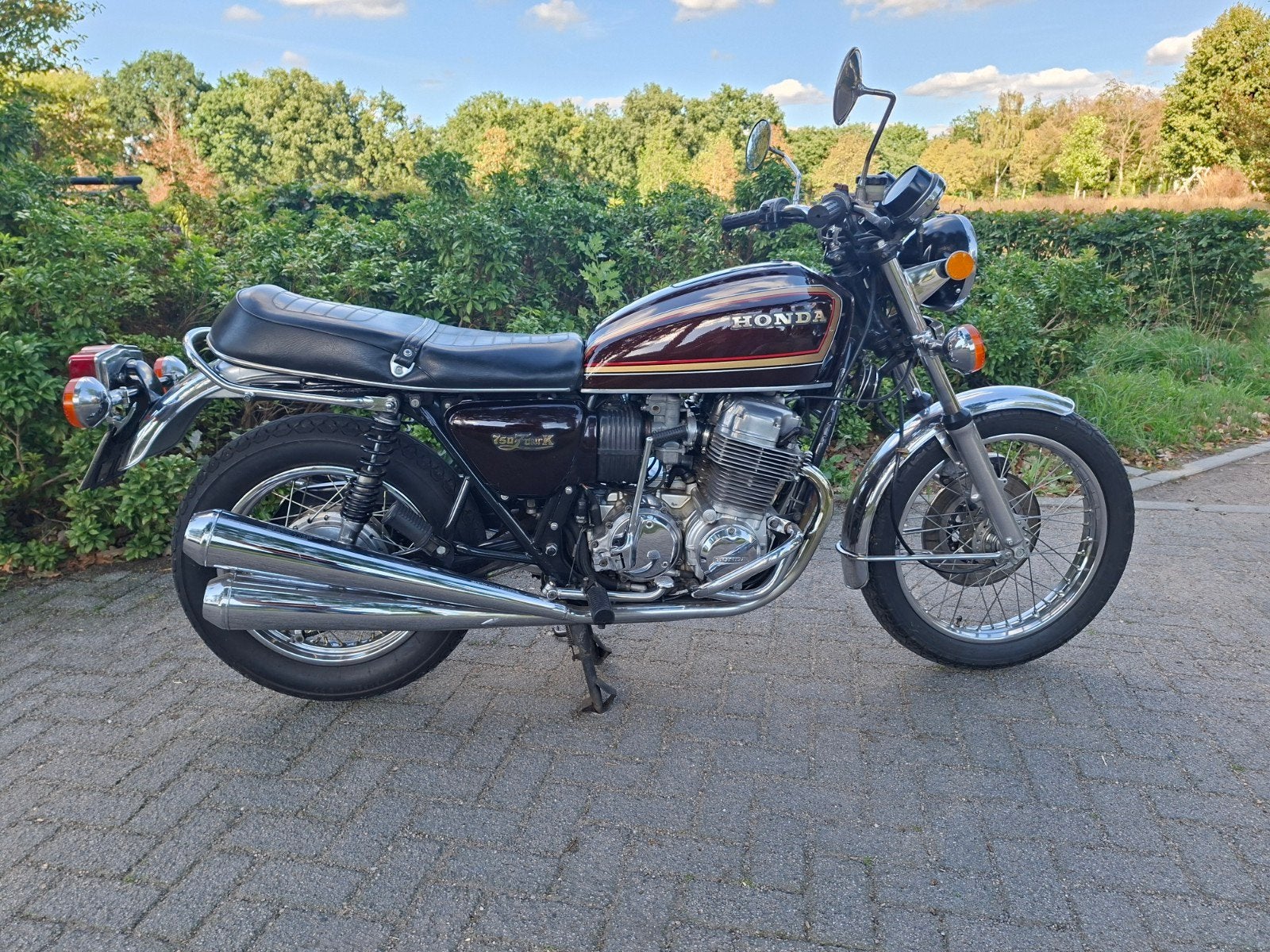 Honda CB750 K7 uit 1978 met Belgische documenten, Motoren, Toermotor