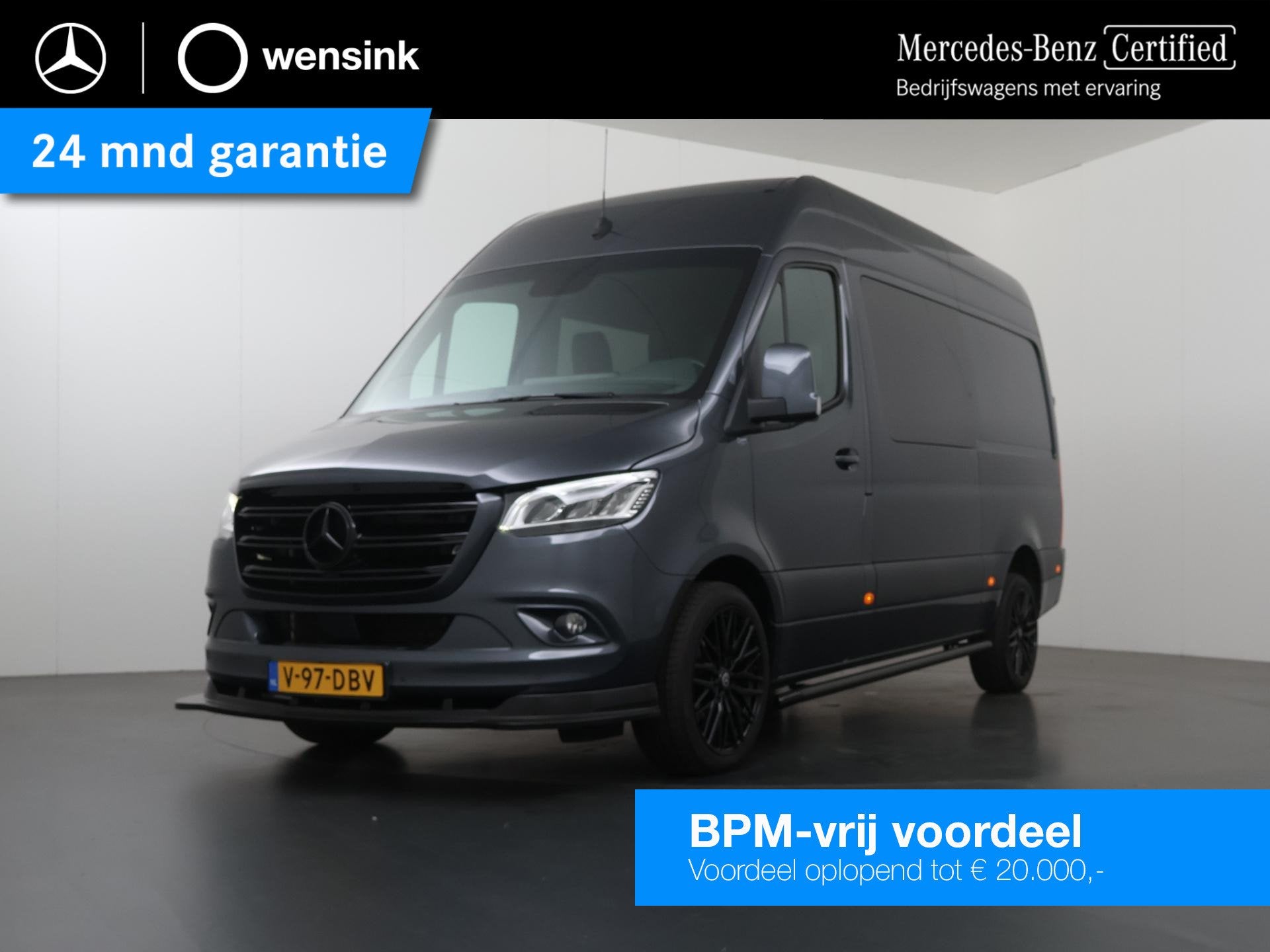 Mercedes-Benz Sprinter 317 CDI | Aut. | L2 H2 | Dubbele Cabi, Auto's, Automaat, Gebruikt, Euro 6, 4 cilinders