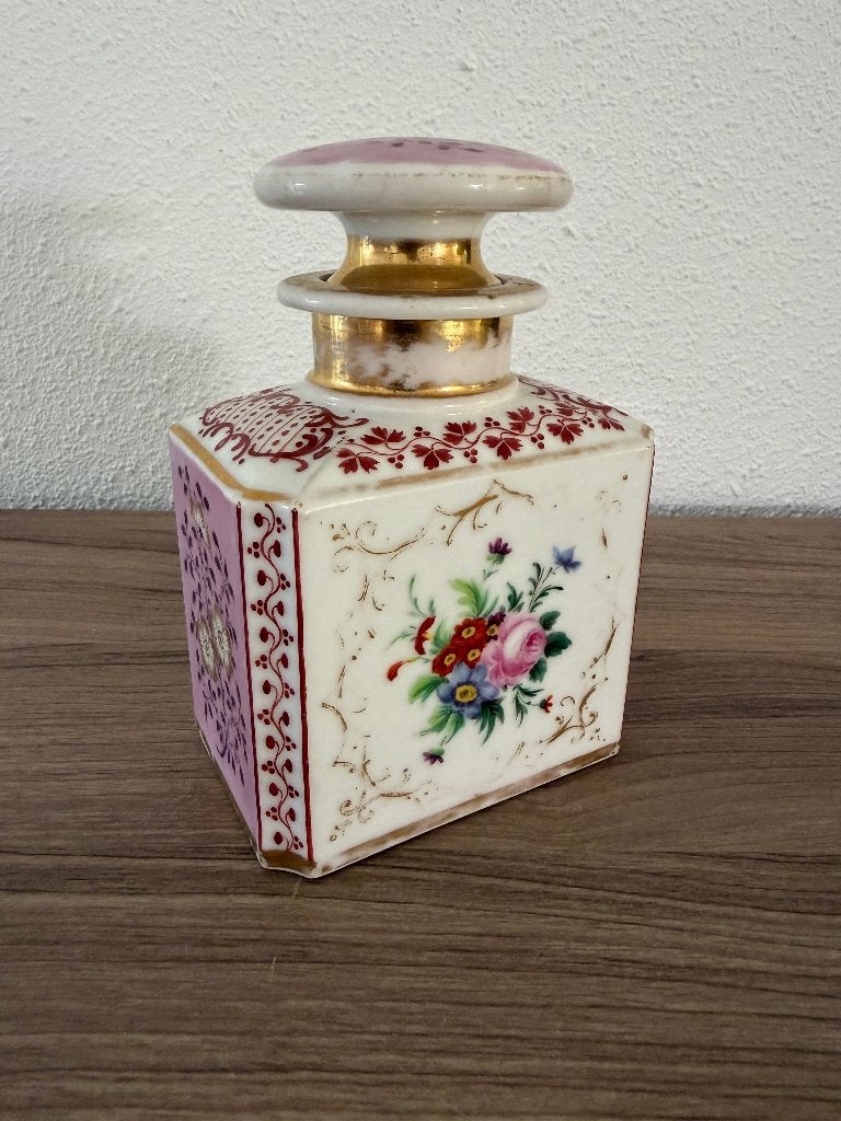 Antieke porselein parfum flacon - Vieux Paris, Ophalen of Verzenden
