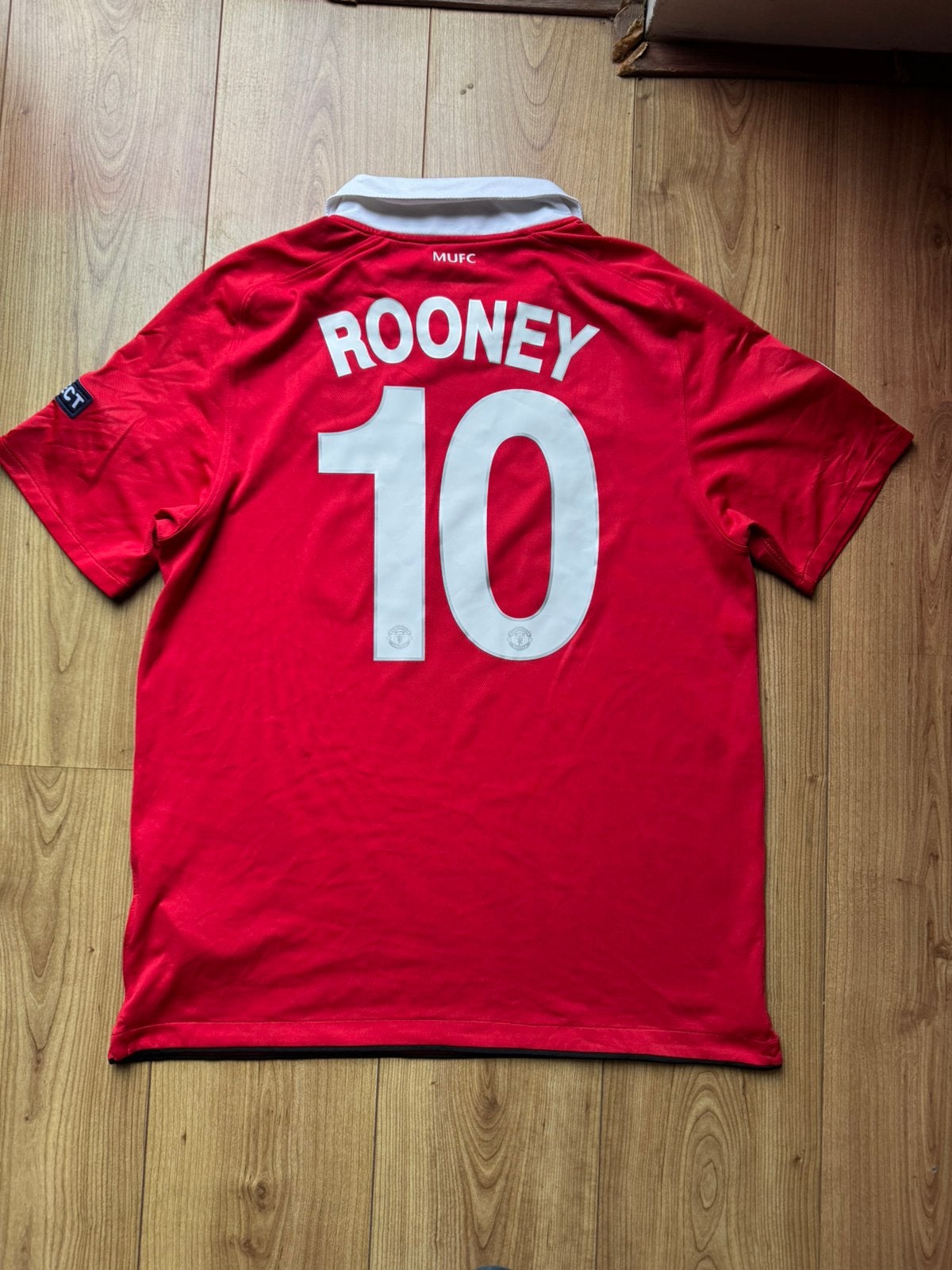 Origineel manchester united voetbalshirt wayne rooney #10, Ophalen of Verzenden, Zo goed als nieuw, Shirt