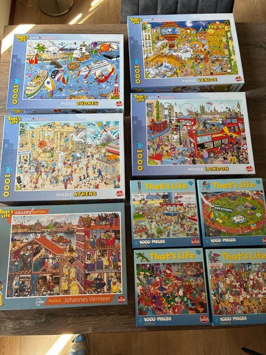 Puzzels Thats Life 1000 stukjes, Ophalen, 500 t/m 1500 stukjes, Zo goed als nieuw
