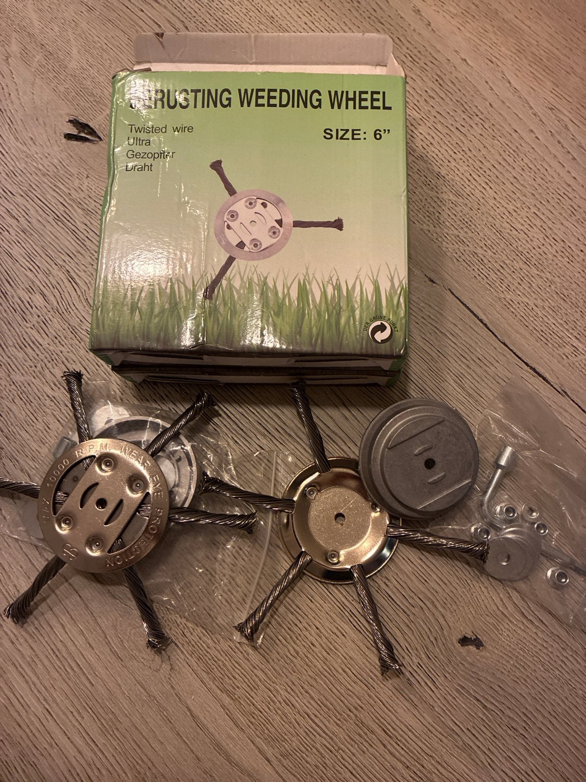 Onkruidborstel voor bosmaaier - 6 inch, Ophalen of Verzenden, Nieuw