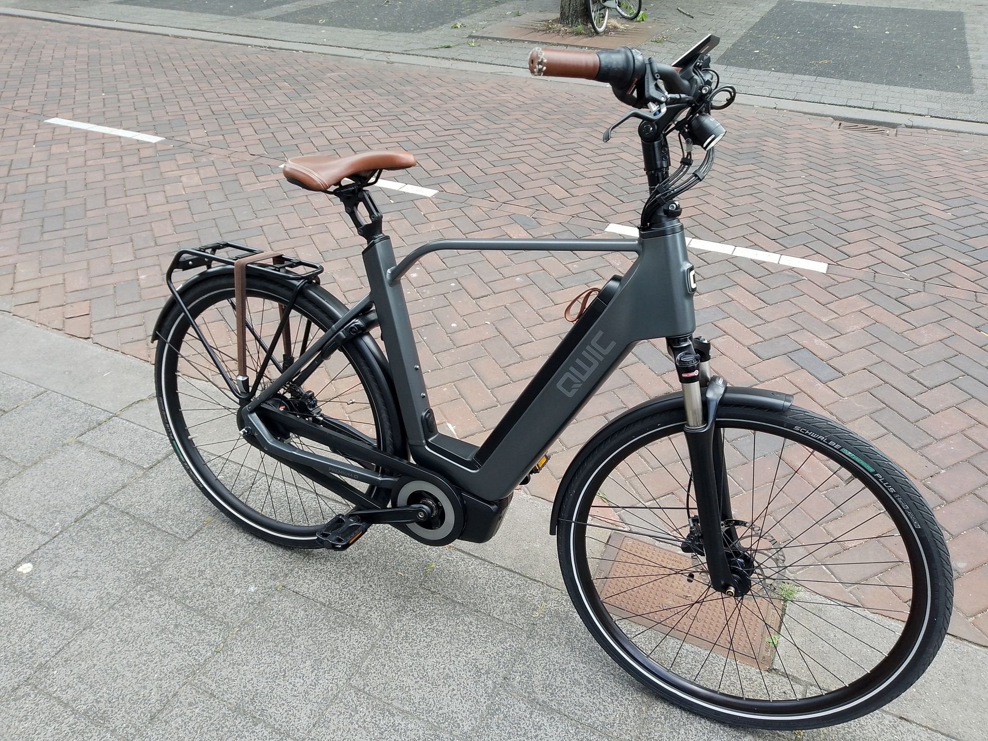 Qwic Premium Q MN8 h60 elektrische herenfiets middenmotor, Gebruikt, -, -, -