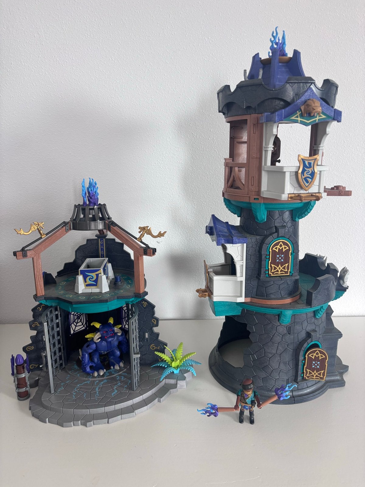 Playmobil Novelmore en Dragons sets, Kinderen en Baby's, Speelgoed | Playmobil, Ophalen, Gebruikt, Complete set, Kasteel/Fort