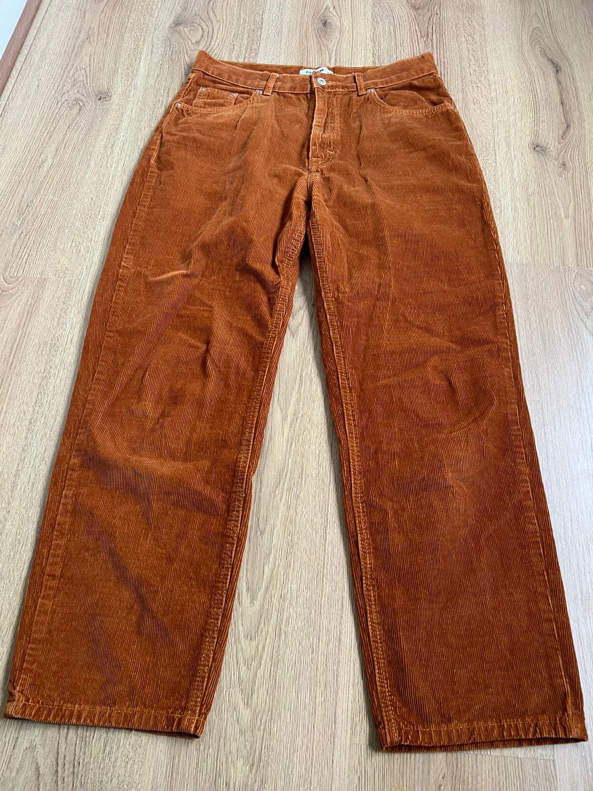 Pull&bear corduroy rib ribfluweel bruine broek 40, Maat 38/40 (M), Bruin, Ophalen of Verzenden, Zo goed als nieuw