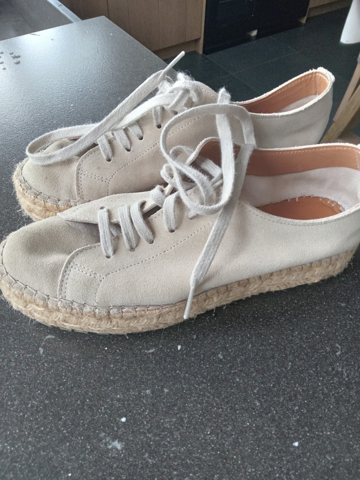 dames schoenen, beige, Shabbies, mt.38, Ophalen of Verzenden, Zo goed als nieuw, Beige