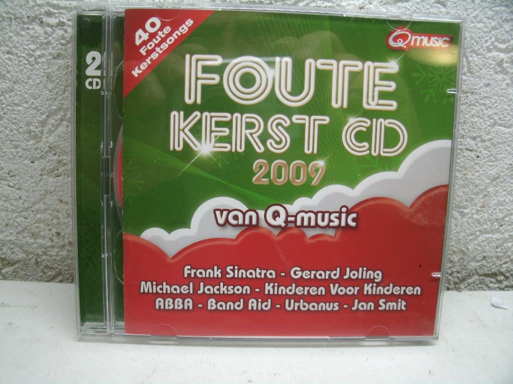 cd 142 foute kerst van q-music oa gerard joling 2009, Ophalen of Verzenden, Zo goed als nieuw