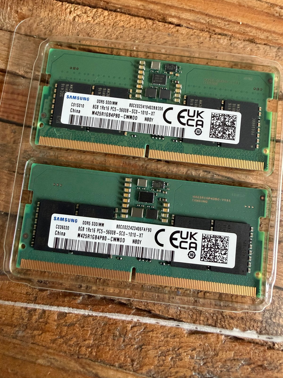 Samsung DDR5 SODIMM 16GB 2x 8GB RAM Geheugenmodules, Computers en Software, 8 GB, Ophalen of Verzenden, Zo goed als nieuw, DDR5