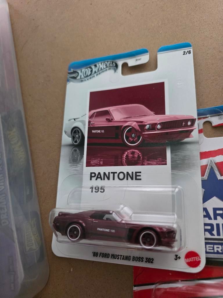 Hot Wheels '69 Ford Mustang Boss 302 Pantone 195, Ophalen of Verzenden, Matel, Onbekend, Onbekend
