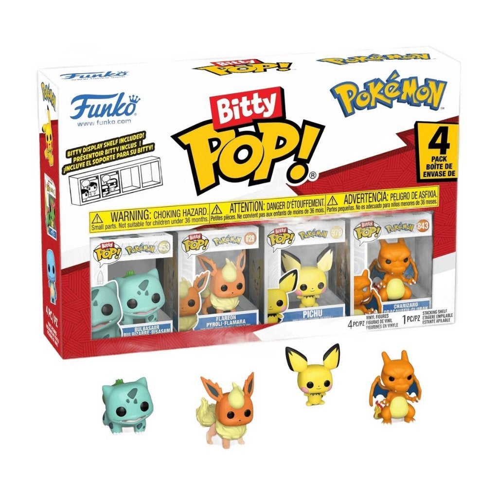 Pokémon Bitty POP! Vinyl Figure 4-Pack Series 3 2 cm, Verzamelen, Poppetjes en Figuurtjes, Heo GmbH, Nieuw, Ophalen of Verzenden