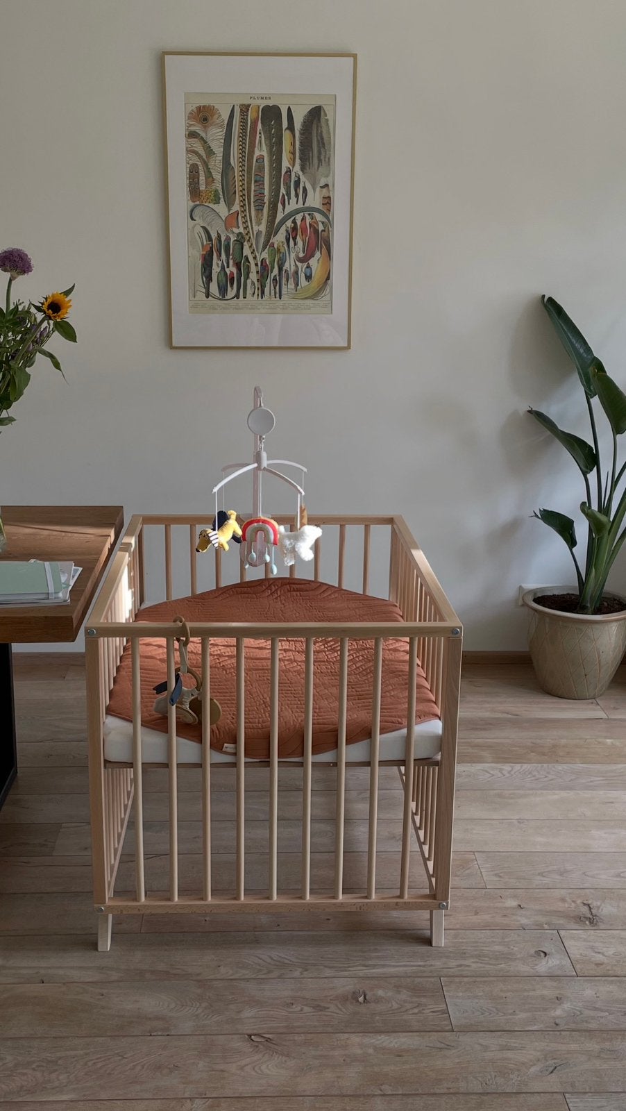 Bopita retro box naturel, Kinderen en Baby's, Boxen, Ophalen, Gebruikt, Rechthoekig, In hoogte verstelbaar