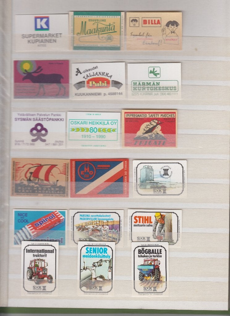 A005 oude reclame plaatjes Zweden ? 18 Stuks, Ophalen of Verzenden, Zweden