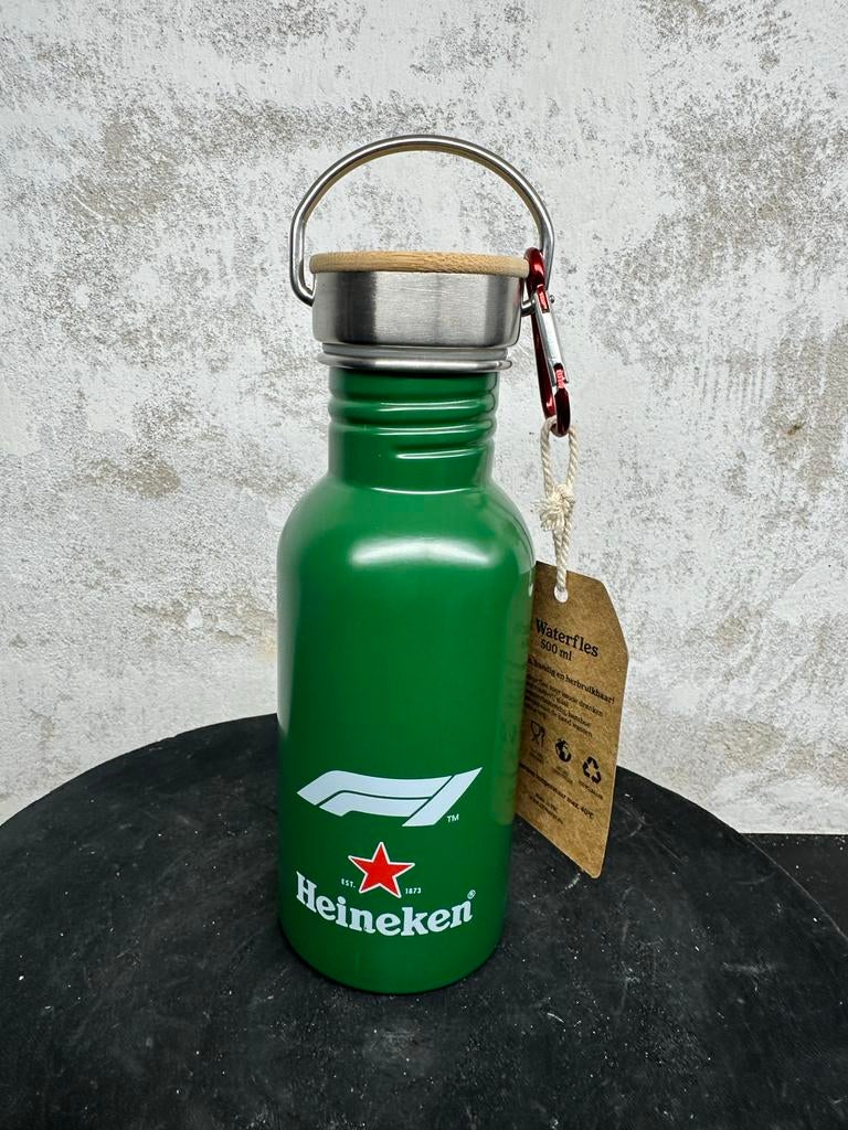 Heineken F1 Waterfles 500ml - Nieuw, Ophalen of Verzenden, Zo goed als nieuw, Gebruiksvoorwerp