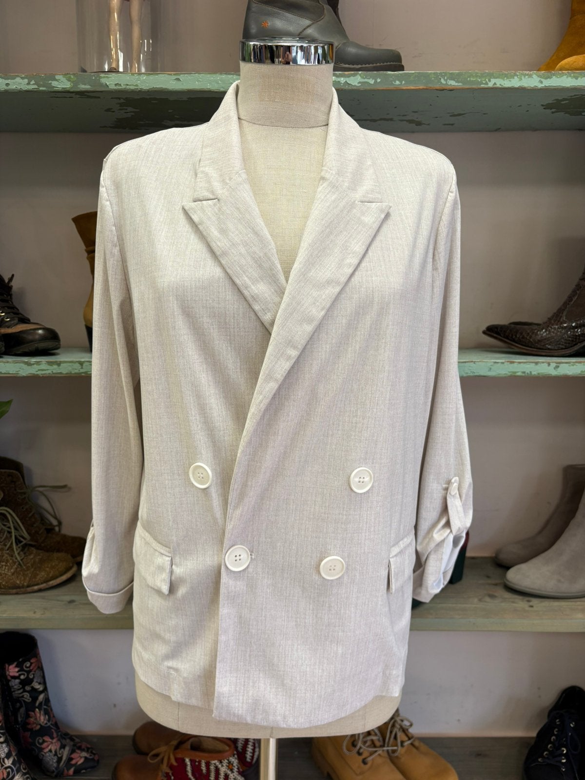 Studio Anneloes oversized blazer maat XL travelstof, Kleding | Dames, Overige kleuren, Ophalen of Verzenden, Zo goed als nieuw