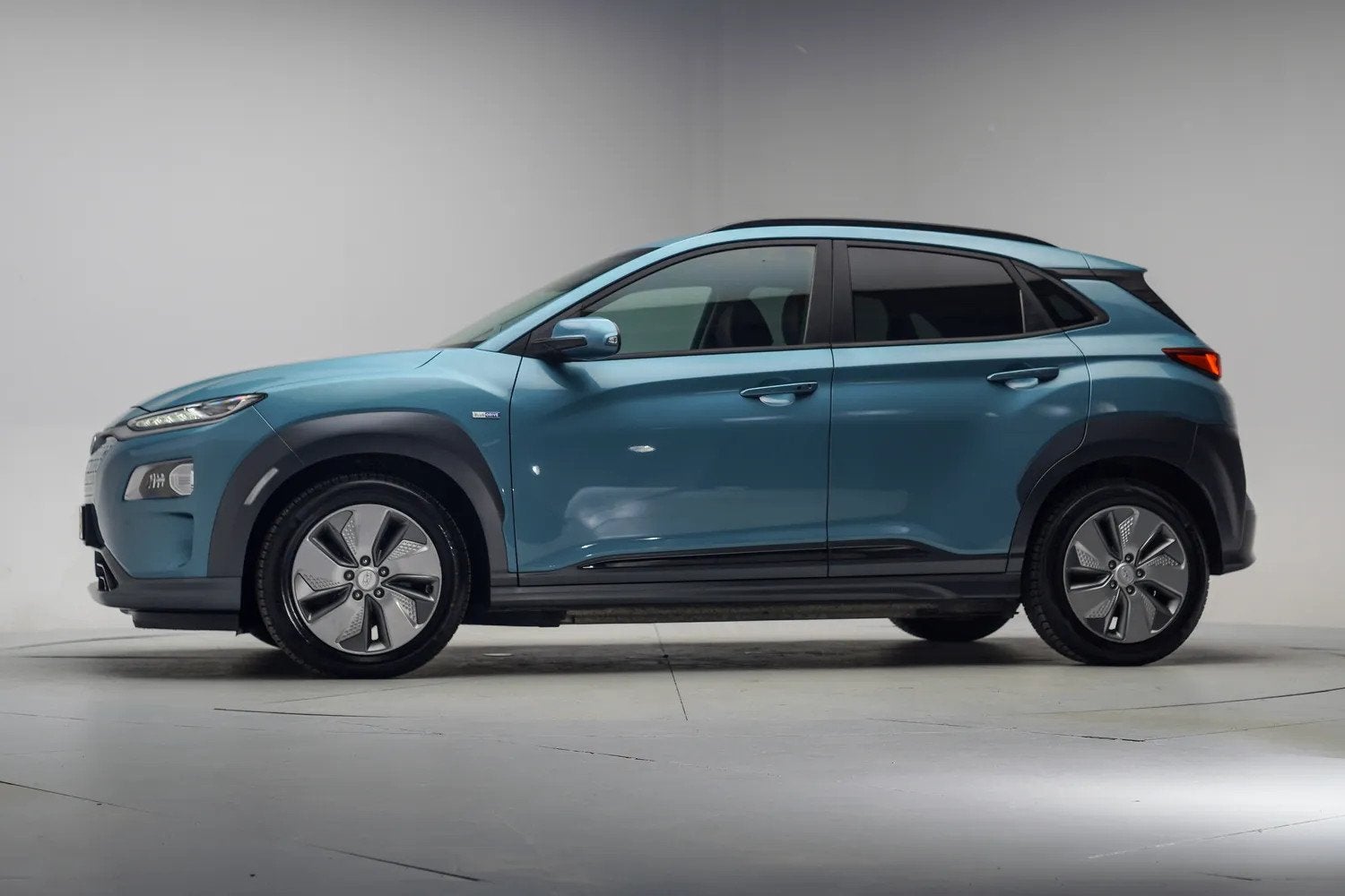 Hyundai KONA EV Premium 64 kWh [ Apple carplay Leer Cruise c, 0 cilinders, Gebruikt, Adaptive Cruise Control, Blauw
