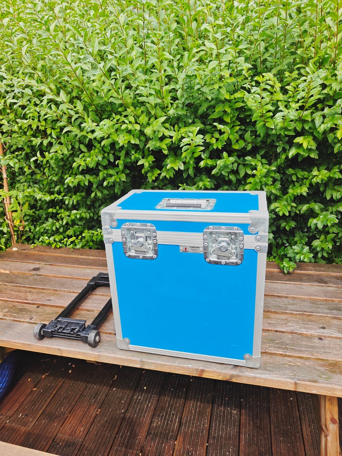 Flightcase met afneembaar trolley opzetstuk - 25x43,5x46cm, Muziek en Instrumenten, Behuizingen en Koffers, Ophalen of Verzenden
