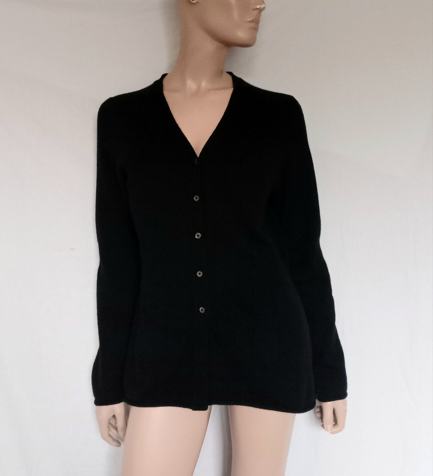 PETER HAHN CASHMERE Vest , Maat 40, Ophalen of Verzenden, Zo goed als nieuw, Maat 38/40 (M), Zwart
