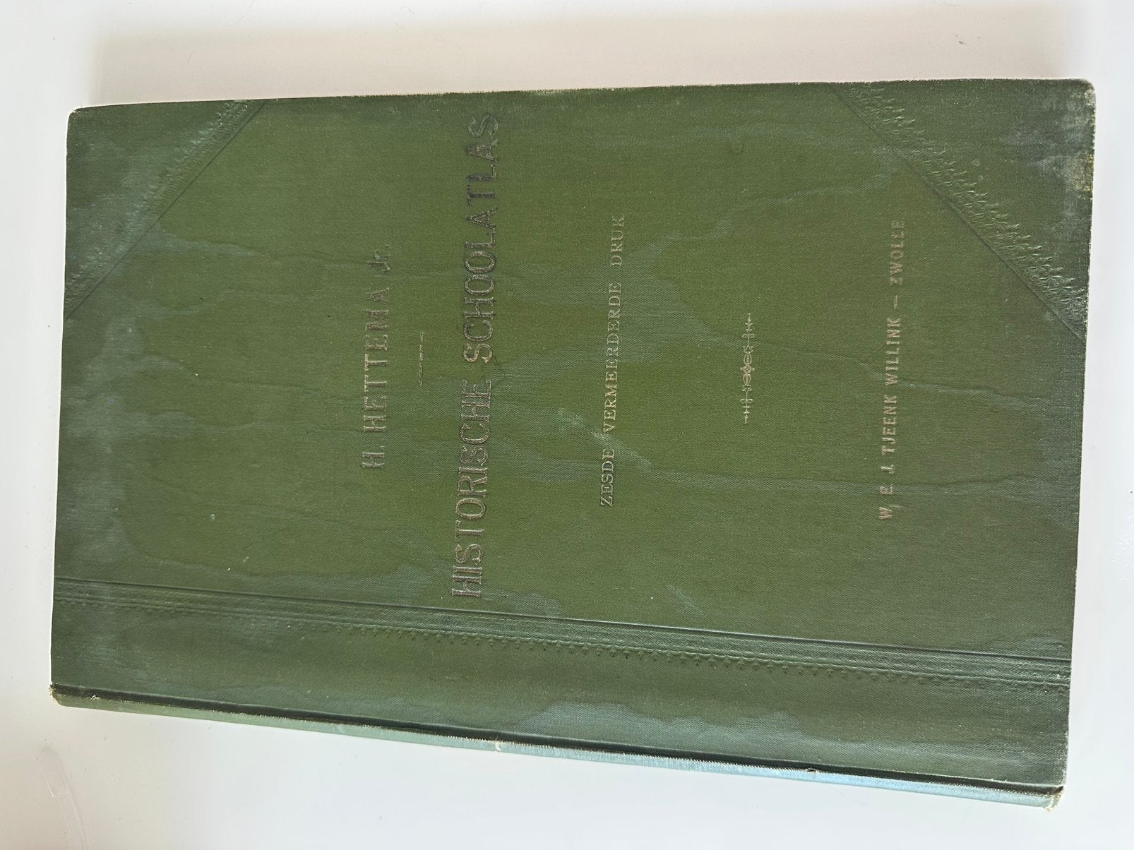 Historische schoolatlas 1910 tjeenk Willink, Diversen, Ophalen of Verzenden, Gebruikt