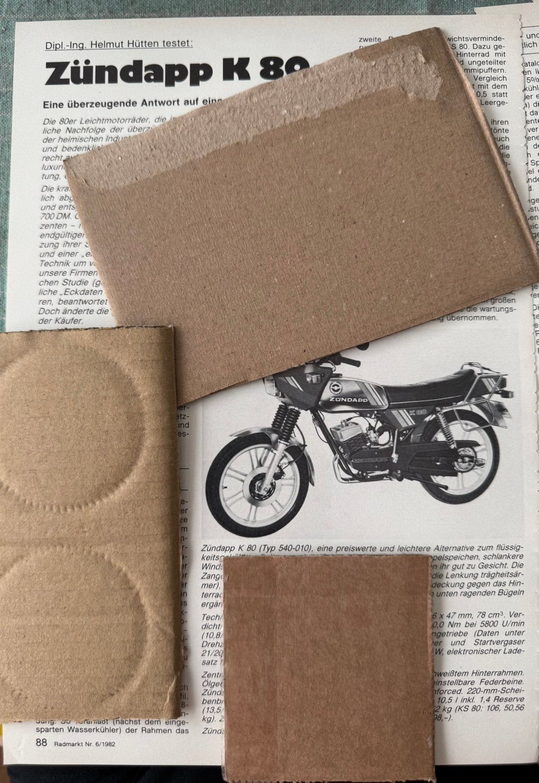 Test 1982 Zündapp K80, Verzenden, Zo goed als nieuw, Motoren