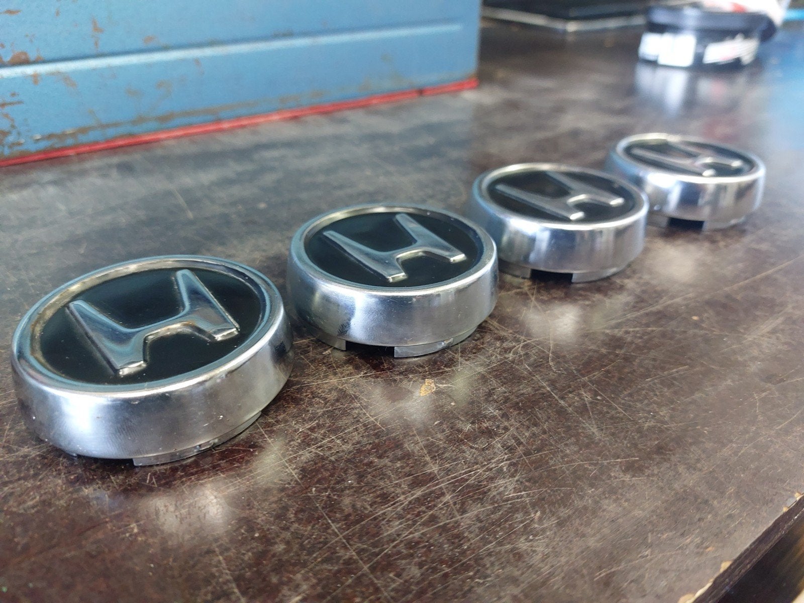 Set van 4 Honda centercaps, Ophalen of Verzenden, Gebruikt