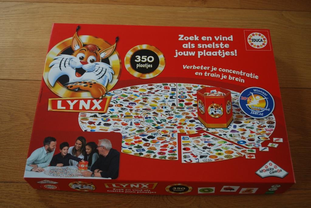 Lynx zoekspel, Vijf spelers of meer, Ophalen of Verzenden, Zo goed als nieuw, Identity Games