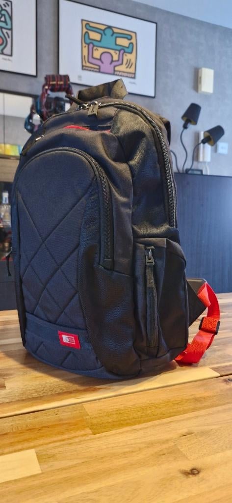 CASE LOGIC DLBP-114 Rugzak 14" Zwart, Ophalen of Verzenden, Zo goed als nieuw, Tabletvak, Case Logic