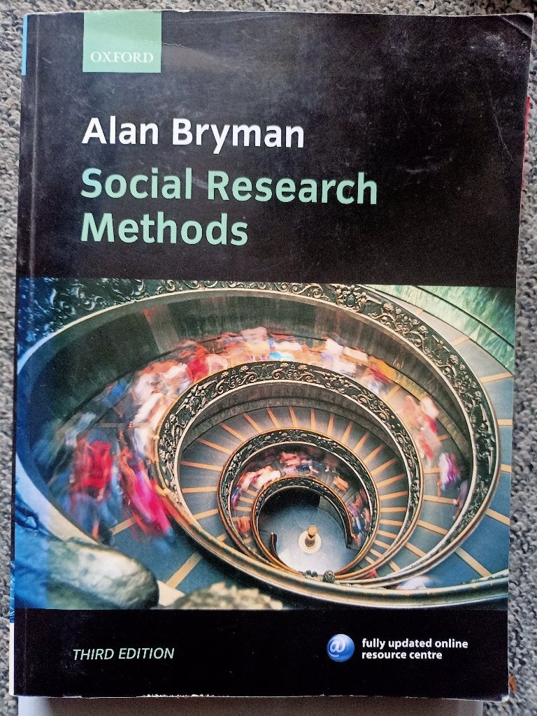 Social Research Methods - Alan Bryman (Derde Editie), Gelezen, Alan Bryman, Ophalen of Verzenden, WO