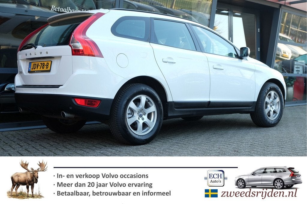 Volvo XC60 2.4D 163pk Aut. AWD Euro5, Leer, Panoramadak, Nie, Auto's, Volvo, Euro 5, Gebruikt, 1715 kg, Leder