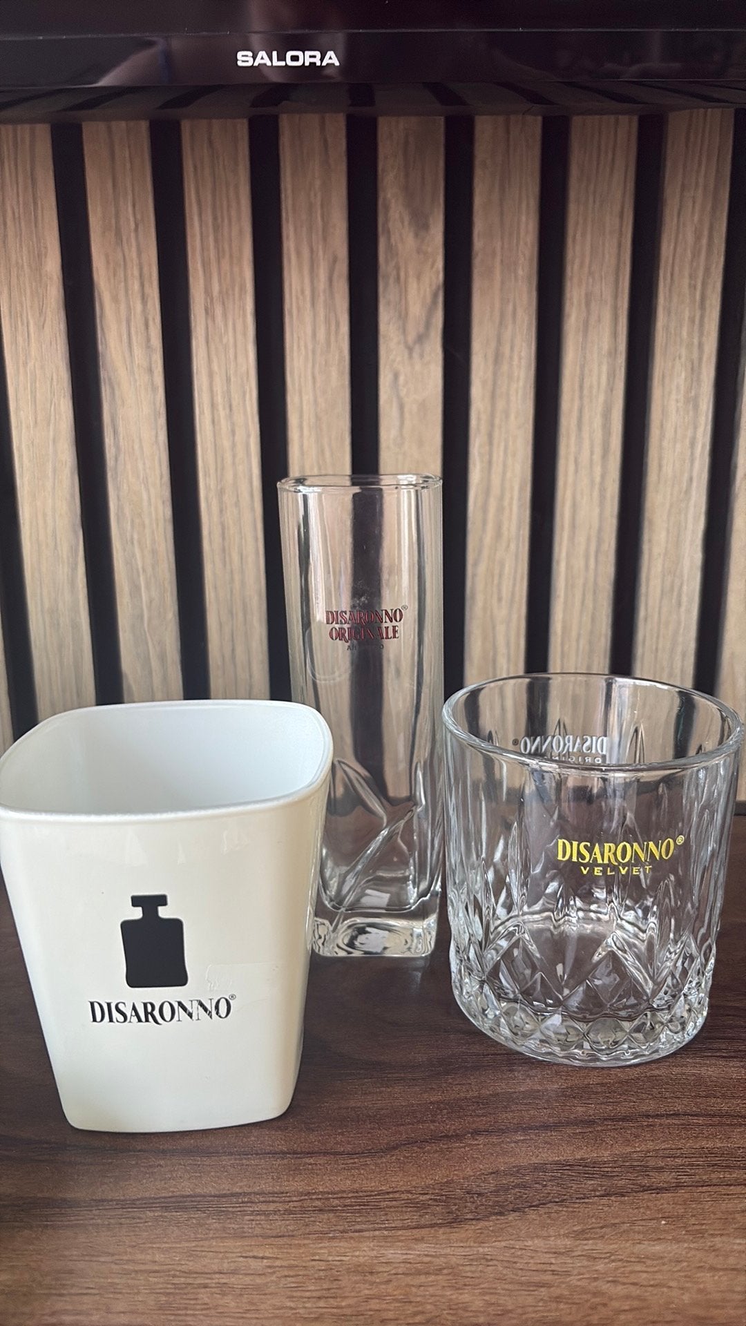 Set Disaronno glazen, Verzamelen, Glas en Borrelglaasjes, Ophalen, Zo goed als nieuw, Overige typen