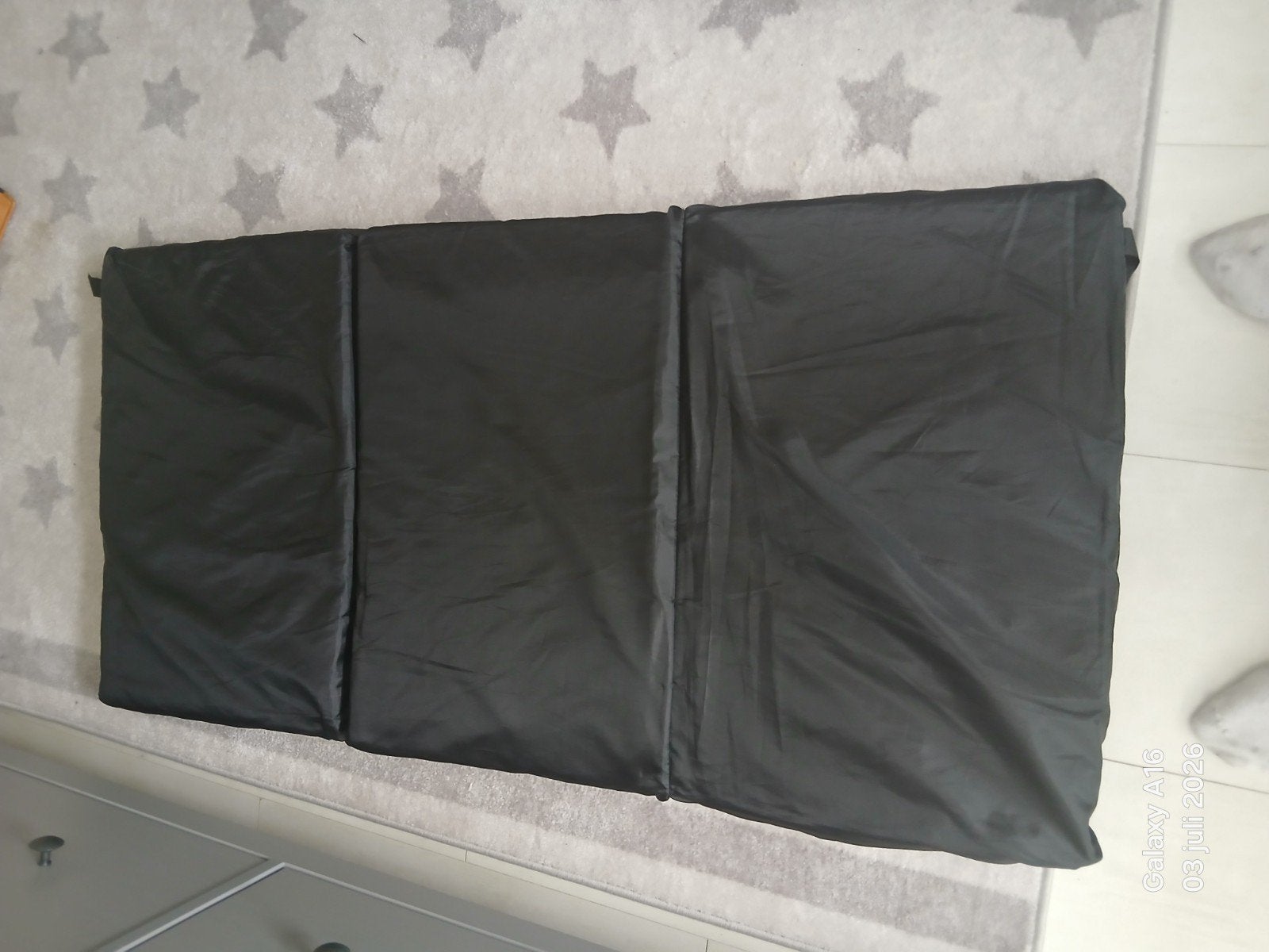 Bambino Opvouwbaar Reisbed Matras - Zwart, Kinderen en Baby's, Gebruikt, 70 tot 85 cm, Matras, 140 tot 160 cm