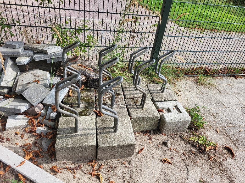 9x fietsbeugel / fietsenrek, Ophalen, Gebruikt