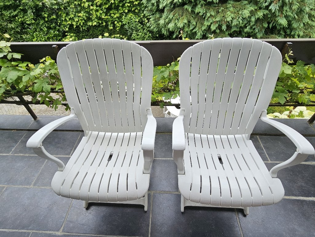 Allibert tuinstoelen 2 st, Ophalen, Gebruikt, Kunststof